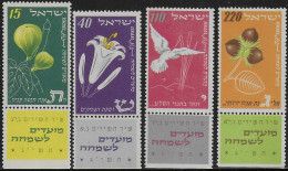 1952 Israele New Year 5713 4v. MNH Unificato N. 58/61 - Autres & Non Classés