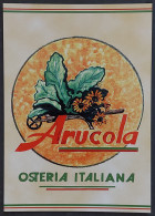 Carte Postale - Arucola (osteria Italiana - Restaurant) Washington (brouette De Légumes Et Fleurs) - Advertising