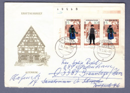 DDR Blanko Brief - Bogenecke Bogenzähler Zusammendrucke W Zd 164 (DRSN-0081) - Covers & Documents