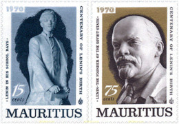 147893 MNH MAURICIO 1970 CENTENARIO DEL NACIMIENTO DE LENIN - Mauritius (...-1967)