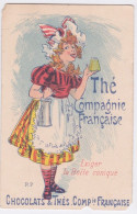 CHROMO - IMAGE - THE ET CHOCOLAT  COMPAGNIE FRANÇAISE EXIGER LA BOITE CONIQUE - EXPOSITION BRUXELLES 1897 PARIS 1889 - Thé & Café