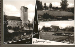 71525886 Enger OT Westerenger Kirche Park Kinderspielplatz Enger - Enger