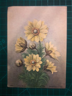 CARTE À COLLECTIONNER, FLEURS, ART : Belle Peinture D'un Bouquet De Fleurs Aux Couleurs Pastel. Nature Morte - Fleurs