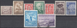 ARGENTINA 763-771,used,falc Hinged - Unclassified
