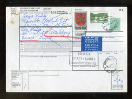 "FINNLAND" 1974, Auslands-Paketkarte In Die Schweiz, Frankatur ! (L2200) - Lettres & Documents