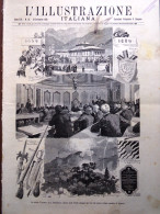 L'Illustrazione Italiana 22 Settembre 1889 Insurrezione Di Candia Feste Valdesi - Avant 1900