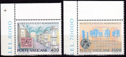Vatican, 1987, 924/25, MNH **,  Einweihung Des Philatelistischen Und Numismatischen Museums Des Vatikan. - Unused Stamps