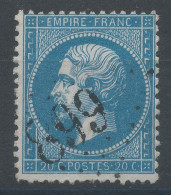 Lot N°83529   N°22, Oblitéré GC 899 CHARLIEU(84), Indice 3 - 1862 Napoléon III