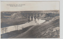 CARTOLINA DI FIUME ROSPUDA Strada Raczki / Suwałki - POLONIA - FORMATO PICCOLO - Poland