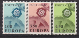 3 Timbres CEPT  Europa Portugal    **   Année 1967 - Neufs