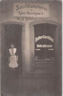 WUNSIEDEL Pachelbelgasse Sanitätsmolkerei Ejuar Bundgaard 14.9.1914 Original Private Fotokarte - Wunsiedel