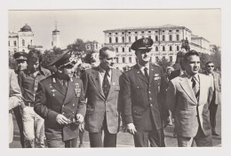 Joint USA And USSR Space Crew Mission Apollo–Soyuz 1975, Vintage 1970s Soviet Photo Postcard RPPc AK (54055) - Espace