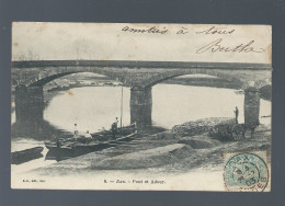 CPA - 40 - Dax - Pont Et Adour - Animée (bateau) - Circulée En 1903 - Dax
