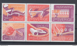 Sweden 1989 - Michel 1559-1564 MNH ** - Unused Stamps