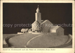 71516175 Bad Wiessee Kirchenmodell Zum Bau Der Ev Kirche Auf Dem Kirschbaumhuege - Bad Wiessee