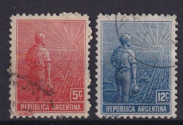 ARGENTINA 1911 - Canceled - Sc# 177, 178 - Gebruikt