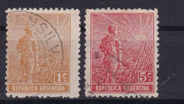 ARGENTINA 1915 - Canceled - Sc# 208, 212 - Gebruikt