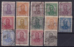 ARGENTINA 1908/09 - Canceled - Sc# 144-158 - Gebruikt