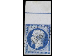 ° FRANCIA. 25 Céntimos Azul, Con Filete De Encuadre. LUJO. Firmado BRUN. Yv.10b. Cat. 1.800€. - Other & Unclassified