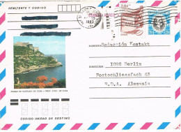 Kuba - Luftpostbrief In Die DDR - Im Zudruck Zitadelle Von Santiago De Cuba - Luftpost