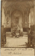Themes Div-ref WW202 -carte Photo - Moselle - Abelstroff - Interieur D Eglise - - Albestroff