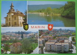 La Tène (NE) - Mehrbildkarte "Marin" - Marin