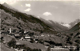 Ferden (Lötschental) Mit Lötschenlücke Und Schienhorn (15222) * 6. 10. 1965 - Ferden