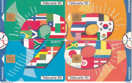 FRANCE - Puzzle Of 4 Cards, FIFA World Cup France "98, 03/98, Used - Puzzles