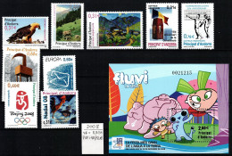 SALE! ANDORRA ESPAÑOLA SPANISH ANDORRA 2008 AÑO COMPLETO / COMPLETE YEARSET / ANNÉE COMPLETE / JAHRGANG KOMPLETT **MNH - Collections