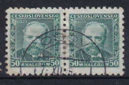 CZECHOSLOVAKIA 1934 - Canceled - Sc# 199 - Pair! - Gebraucht
