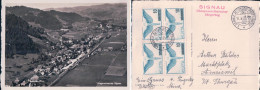 Signau BE + Cachet Linéaire SIGNAU Oberemmenthalischer SÄNGERTAG (15.5.1938) Pli D'angle 10x15 - Signau