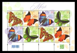 Poland 2024 Mih. 5520/23 Fauna. Butterflies (M/S) MNH ** - Unused Stamps