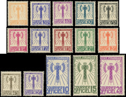 ** Spécialités Diverses - SERVICE 1/15 : Francisque, La Série, Gomme Non Originale, Aspect TB, Cote (*) - Mint/Hinged