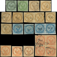 COCHINCHINE CG N°1, 2 (2), 3 (15), 4 (6), 5 (11), 6 (4), Aigle, Tous Obl. Los. CCH, CCN2, CCN3, Bel Ensemble B/TB - Other & Unclassified