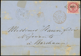 Let INDE CG N°6 80c. Rose Obl. Los. INDE S. LSC, Càd ETAB. FR. DE L'INDE PONDICHERY 8/6/70, TB - Other & Unclassified