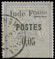 INDE 24a : 0,05 Bleu, E LARGE, Obl., TB - Other & Unclassified