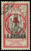 INDE 230B : 18ca. Sur 30c. Rose, FRANCE TOUJOURS, Obl., TB. C Et Br - Other & Unclassified
