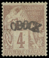 * OBOCK 3 : 4c. Lilas-brun Sur Gris, TB. C - Other & Unclassified