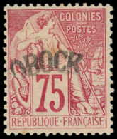 * OBOCK 10 : 75c. Rose, Rouss. Sinon TB - Other & Unclassified