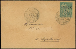 Let OBOCK 13 : 5c. Vert Obl. Càd OBOCK COLONIE FRANCse 29/6/94 S. Env. Pour Djibouti, TB - Other & Unclassified