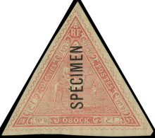 * OBOCK 46a : 5f. Rouge, Surchargé SPECIMEN, TB - Other & Unclassified