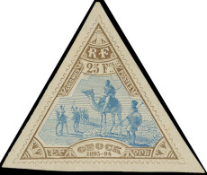 * OBOCK 63 : 25f. Bistre Et Bleu, TB - Other & Unclassified