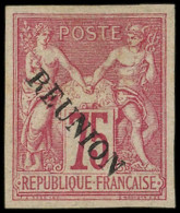 * REUNION 15a : 75c. Rose, TB - Other & Unclassified