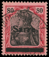 SARRE 16 : 80p. Rouge Et Noir Sur Rose, Obl., TB - Used Stamps