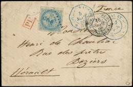 Let SENEGAL CG N°4 : 20c. Bleu, Obl. Los. Bleu GOR S. Env., Càd Octog. Bleu CORR D'ARMEES 5/9/68, Tarif Militaire, TB - Other & Unclassified