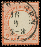 EMPIRE 8a : 2k. Vermillon, Obl., Petit écusson, TB - Oblitérés