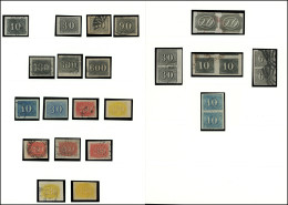 Brésil, N°4 PAIRE, N°11 PAIRE + 1 Ex., N°13 PAIRE + 2 Ex., N°14 PAIRE, N°15/18, N°19 PAIRE + 1 Ex., N°20, 21 (4), 22 (3) - Other & Unclassified