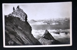 Delcampe - Cp, Sports, Alpinisme, Sommet De L'Echelle, Aiguille Doron, Vierge, La Savoie Pittoresque, Ed. A. Collomb - Alpinismus, Bergsteigen