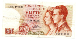 MA 32295  / Belgique - Belgien - Belgium 50 Francs 16/05/1966 TB - Altri & Non Classificati