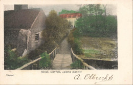 [-20%] BELGIQUE - Rouge Cloitre - Laiterie Mignolet - Maisons - Pont - Bois - Colorisé - Carte Postale Ancienne - Auderghem - Oudergem
